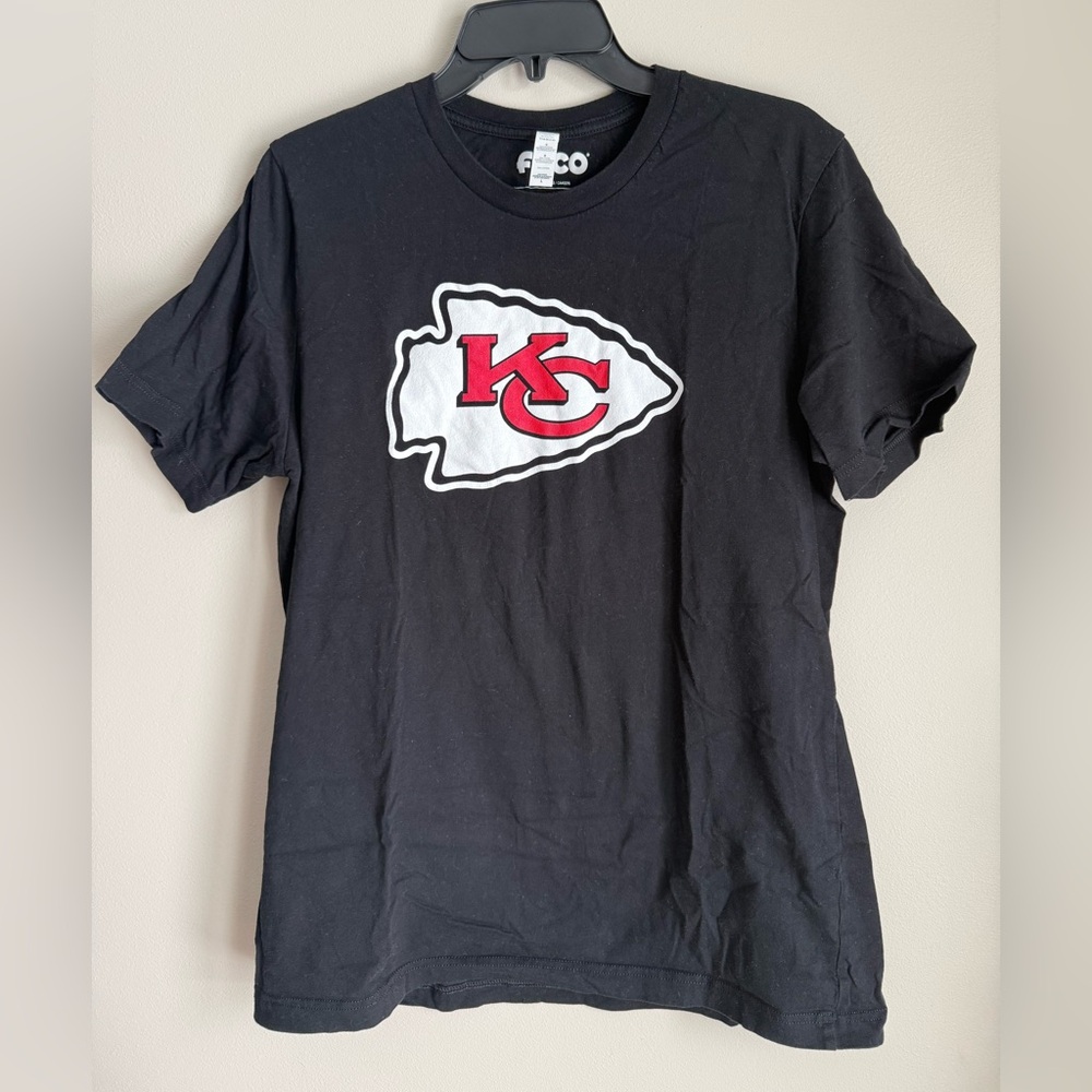 Unisex FOCO Kansas City Chiefs‎ Black T-Shirt Size Large